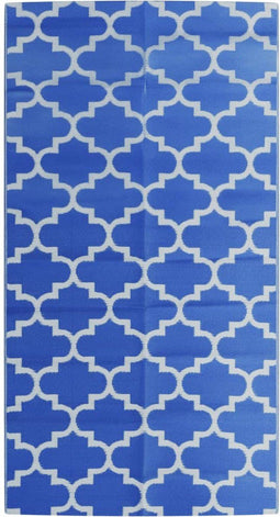 vidaXL - Buitenkleed - ARAKIL - 80x150 - cm - polypropeen - blauw