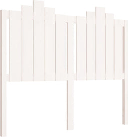 vidaXL - Hoofdbord - 126x4x110 - cm - massief - grenenhout - wit