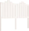vidaXL - Hoofdbord - 126x4x110 - cm - massief - grenenhout - wit
