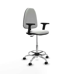 Piqueras y Crespo B2D05RP - Bureaustoel - Hoogteverstelbaar met armleuning - Wit
