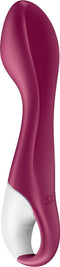 Satisfyer, Bluetooth G-spot vibrator, Big Heat, 22,5 cm, met app, met warmtefunctie, gemaakt van siliconen