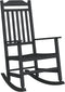 vidaXL - Tuinligbed - Zwart - 65x84x114 - cm - HDPE