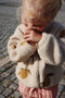 Konges Sløjd Jody Teddy Jacket/Jas met fleece - Mon Grand Citron - Maat 7-8 jaar
