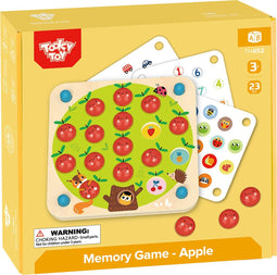 Tooky Toy Houten Speelgoed - Memory Apple Educatief Speelgoed - Denkspel - 23-delig
