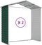 vidaXL-Tuinschuur-191x215x198-cm-gegalvaniseerd-staal-groen