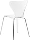 BOONVILLE - Eetkamerstoel - Wit - Synthetisch materiaal