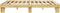 vidaXL - Bedframe - zonder - matras - 160x200 - cm - massief - hout - eiken