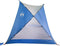 vidaXL - Strandtent - 274x178x170/148 - cm - 185T - polyester - azuurblauw