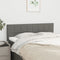 vidaXL - Hoofdborden - 2 - st - 72x5x78/88 - cm - stof - donkergrijs