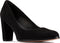 Clarks Kaylin Cara 2 - Pumps - Hak 8 cm - Black Suede - Maat 36