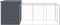 vidaXL - Hondenhok - met - ren - 214x457x181 - cm - gegalvaniseerd - staal - antraciet