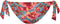 CYELL IN BLOOM - Bikinibroekje Laag Tie Side - Gebloemd Roze/Turquoise