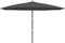 vidaXL - Parasol - met - houten - paal - 400x273 - cm - antracietkleurig