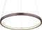 Globo Ralph - hanglamp - Ø 39cm - bruin - met dimfunctie - LED - 67192-19BR