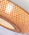 GOOD&MOJO Hanglamp Mekong - Wit/Bamboe - Plat - Ø40cm - Scandinavisch,Bohemian - Hanglampen Eetkamer, Slaapkamer, Woonkamer