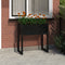 vidaXL - Plantenbak - 78x40x81 - cm - massief - grenenhout - zwart