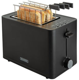 Bourgini 14.0402.00 - Tosti Toaster - Broodrooster met brede sleuf - Zwart