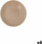 Diep bord Ariane Porous Keramisch Beige Ø 21 cm (6 Stuks)
