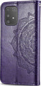 Hoesje Met Pasjeshouder Geschikt voor Samsung Galaxy S10 Lite - Mandala Bookcase - Paars