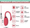 Magic Motion - Fugu Smart Wearable Vibrator Rood