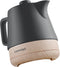 Concept RK0062 - Keramische Waterkoker 1L - 1200W - Antraciet met Houtstructuur