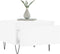 vidaXL - Salontafel - 50x46x35 - cm - bewerkt - hout - wit