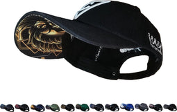 Capiche® Baseball Cap pet Heren - Buckle / Strap sluiting - Unisex - Mighty Lion - Onesize - Sportcap - Baseball Cap - Mannen - Zwart - Cap - Petten - pet dames - petten heren