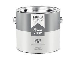 Moodpaints Muurverf Betonlook - 2500 ml - Stony Grey
