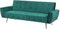 SELNES - Slaapbank 3-zits - Donkergroen - Fluweel