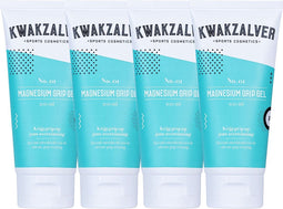 Kwakzalver No.1. Magnesium Grip Gel – 4x100ml – Vloeibaar Magnesium voor Stevige grip tijdens Krachttraining, Crossfit, Turnen, Klimmen, Paaldansen, Gewicht Heffen –Liquid chalk, Sportmagnesium