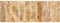 vidaXL - Hoofdbord - 140 - cm - massief - ruw - mangohout
