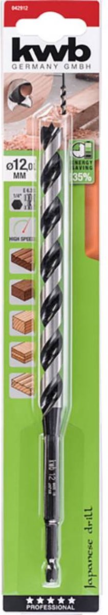 kwb 042916 Slangenboor 16 mm Gezamenlijke lengte 235 mm 1/4 (6.3 mm) 1 stuk(s)
