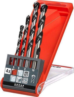 kwb 044800 Chroom-Molybdeen-staal Beton-spiraalboor 4-delig 5 mm, 6 mm, 8 mm, 10 mm Cilinderschacht 1 stuk(s)