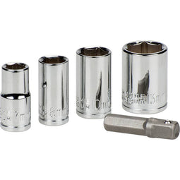 kwb 105000 Dopsleutelinzetstuk 7 mm, 8 mm, 10 mm, 13 mm Aandrijving 1/4 (6.3 mm) 5 stuk(s)