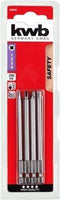 KWB 4 Bits 100mm Robertson Set