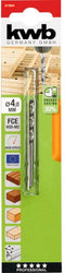 kwb 511904 Hout-spiraalboor 4 mm Gezamenlijke lengte 75 mm 1 stuk(s)