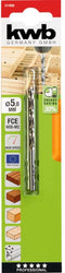 kwb 511905 Hout-spiraalboor 5 mm Gezamenlijke lengte 86 mm 1 stuk(s)