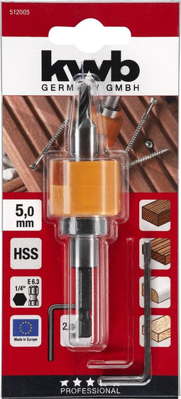 kwb 512005 Hout-spiraalboor 5 mm 1 stuk(s)