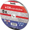 kwb 791995 Doorslijpschijf recht 230 mm 5 stuk(s) Metaal