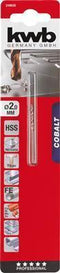 KWB Cobalt Metaalboor op Kaart - 2,0 mm