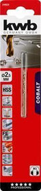 KWB Cobalt Metaalboor op Kaart - 2,5 mm