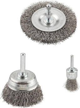 kwb DRAHTBÜRSTENSET, 4-DELIG, STAALDRAAD, GEGOLFD N/A N/A 597500 1 set(s)