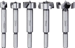 kwb Forstner borenset, 5-delig voor hout 15 - 35 mm met gedraaide schacht, voor hard en zacht hout