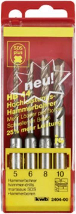 KWB HB 44 SDS Plus Hamerborenset - 4-delig