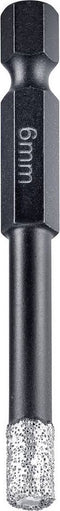 kwb HM Fliesenbohrer 6-Kant 6 mm 500306 Tegelboor 1/4 (6.3 mm), Zeskant schacht 1 stuk(s)