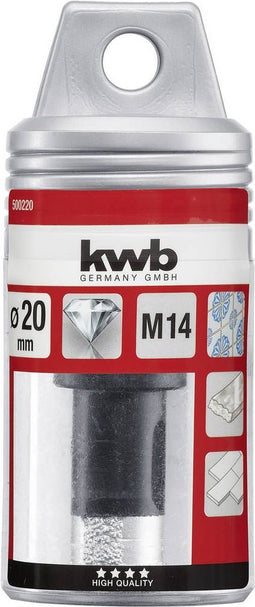 kwb HM Fliesenbohrer M14 20mm 500220 Tegelboor 20 mm M14 1 stuk(s)