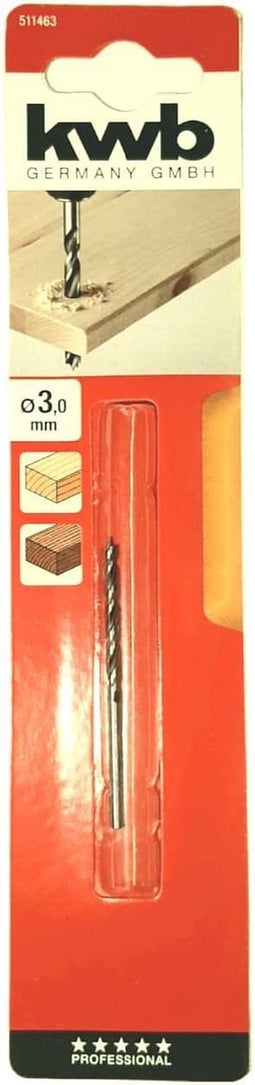 KWB houtspiraalboor 3 mm