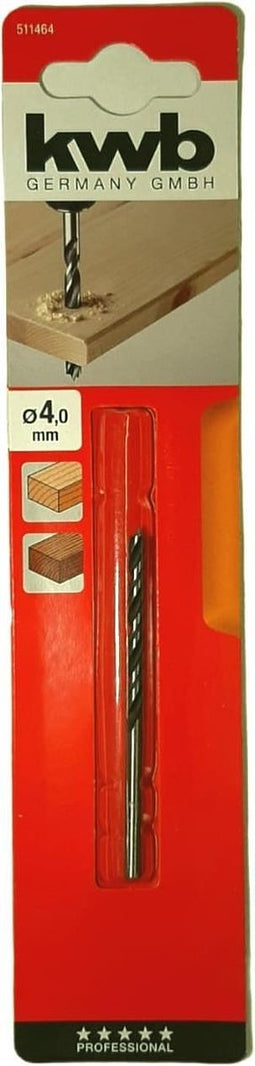KWB Houtspiraalboor op Kaart - 4 mm
