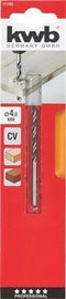 KWB Houtspiraalboor op Kaart - 4 mm