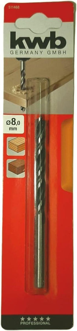 KWB Houtspiraalboor op Kaart - 8 mm